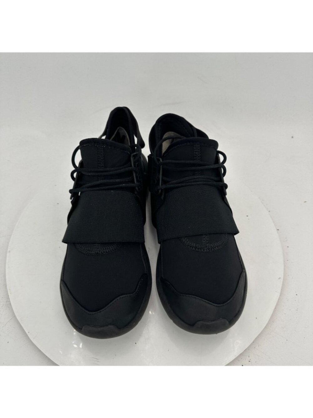 adidas Y-3 Yohji Yamamoto Qasa Elle High Women Size 6 Core Black Lace Up Shoes - Picture 3 of 11